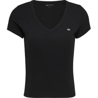 Tommy Hilfiger Slim Essential Rib Schwarz S
