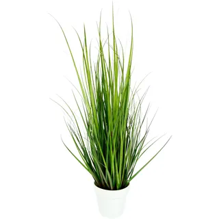 Kunstpflanze I.GE.A. "Grasbusch", grün, B:28cm H:73cm L:28cm, Obermaterial: 100% Kunststoff, Kunstpflanzen, Kunstpflanze, Dekogras