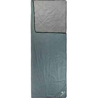 GrüeziBag WellhealthBlanket Wool Deluxe - Wolldecke - smoky blue / grey