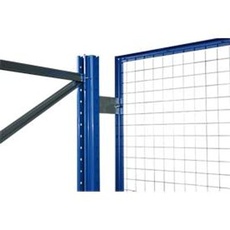 Schulte Lagertechnik Drahtgitter-Rückwand für Ständerrahmen S610-M18, B 3300 x H 1000 mm, blau/verzinkt