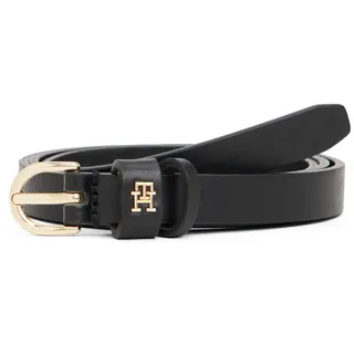 Tommy Hilfiger Damengürtel Leder 1,5 cm Schwarz 70