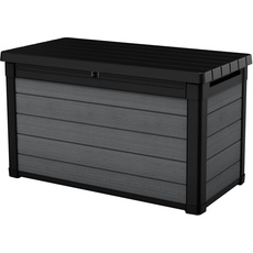Bild Gartenbox Cortina 100 g, Oberfläche in Holzoptik, Farbe Grau, Fassungsvermögen 380 l, 122,9 x 62,1 x 70,6 cm