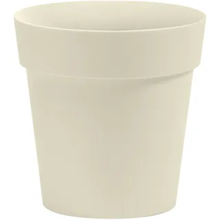 Nicoli 3918 cm Origin Decor Spritzguss arkè Vase, Creme, 18 cm