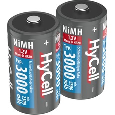 Bild von HR20 3000 Mono (D)-Akku NiMH 2500 mAh 1.2V 2St.