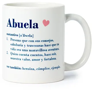 Mopec G5.1 Keramiktasse Oma Definition, mehrfarbig, 8 x 8 x 9,5 cm