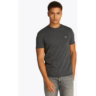 Tommy Hilfiger Tommy Jeans für Herren. DM0DM20363 Marmoriertes extra schmal geschnittenes T-Shirt schwarz (3XL), Lässig, Baumwolle, Kurzarm