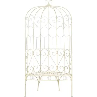 vidaXL Gartenbank 95 x 69 x 200 cm Antik Weiß