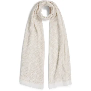 Tommy Hilfiger Modeschal "TH MONOGRAM", soft cream