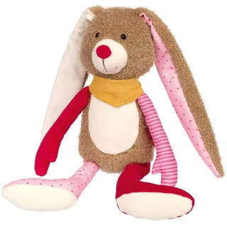 Sigikid Hase Patchwork Sweety 40 cm Rosa/Mehrfarbig