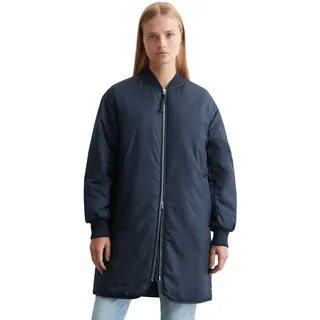 Marc O'Polo DENIM Kurzmantel im Long-Bomber-Look, blau