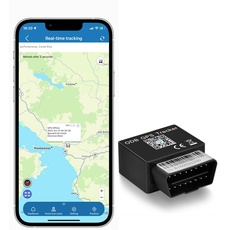 GPS Tracker Auto OBD2 Stecker Echtzeit Tracking Diebstahlschutz mehrere Alarmmodi GPS Ortungsgerät Peilsender Kostenlose APP/Web-Plattform