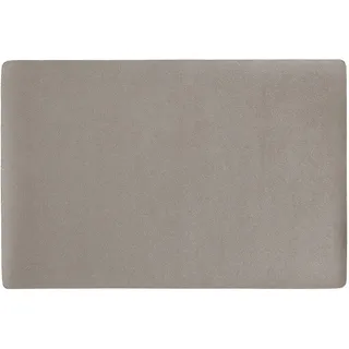 Zeller Present Platzset, Kunstleder, metallic taupe