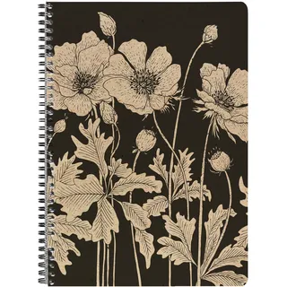 Clairefontaine 116040C - Notizheft/Notizbuch Le cerisier blanc, mit Doppelspirale, DIN A4 21x29,7 cm, 74 Blatt liniert mit Rand, Motive sortiert, 1 Stück