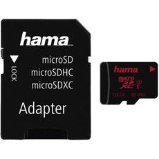 Bild microSDXC 128GB Class 10 UHS-I U3 + SD-Adapter/Foto