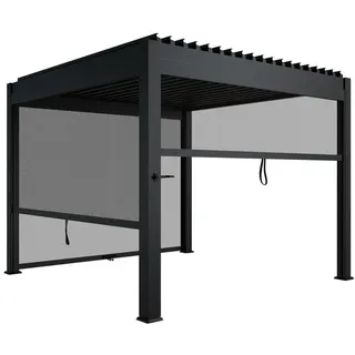 Juskys Seitenwand für Lamellendach Tahiti
