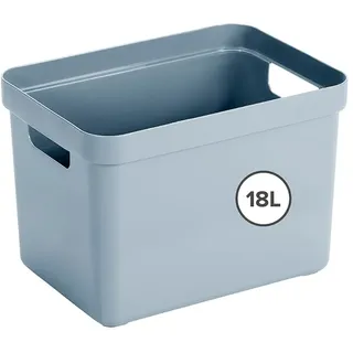 sunware perfectly organised Aufbewahrungsbox Bad 35 x 24,6 x 24,3 cm 1-tlg. Blau