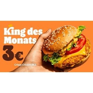 Burger King &#8211; King des Monats Dezember: Crispy Chicken BKS um 3 €