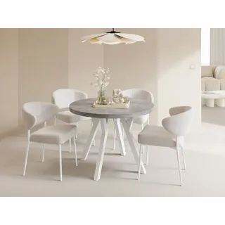 WFL GROUP Twixy 100-300 x 76 cm grau