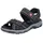 Riemchensandalen Damen Schwarz 42