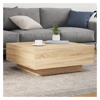 vidaXL Couchtisch Sonoma-Eiche 80x80x31 cm Holzwerkstoff - Braun