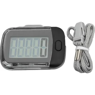 Einfacher Schrittzähler Walking 3D -Schrittzähler mit Clip Lanyard Genauiger 360 -Grad -Sensor 10 Fehlerkorrektur