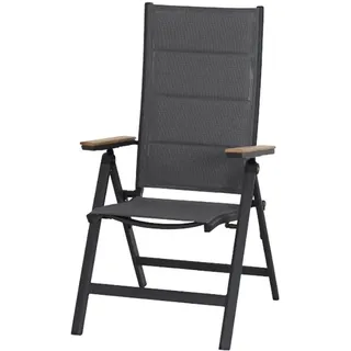 Siena Garden Klappsessel Tesoro 68 x 59 x 110 cm Matt-Anthrazit