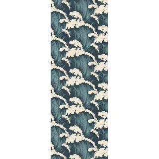 queence Vinyltapete »Immi« Meer   Motiv   Strand   bedruckt   gemustert   naturalistisch glatt 90x250cm, selbstklebend, kinderleichte Anbringung,, Sticker, blau