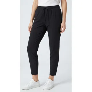 7/8-Hose KJBRAND "Susie XS", Damen, Gr. 48, N-Gr, schwarz, Web, Obermaterial: 75% Polyamid, 25% Elasthan, unifarben, schmal 7/8-Länge, Hosen 7/8-Hose, in großen Größen, mit Bindeband