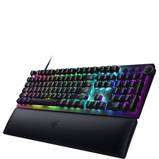 Bild von Huntsman V2 schwarz, LEDs RGB, Razer Clicky Optical PURPLE, USB, DE (RZ03-03931000-R3G1)