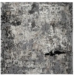 Novel Vintage-Teppich , Hellgrau , Textil , Abstraktes , quadratisch , 200x200 cm , in verschiedenen Größen erhältlich , Teppiche und Böden, Teppiche, Webteppiche
