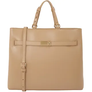 Tommy Hilfiger Schultertasche TH Heritage Satchel Bag Safari Canvas