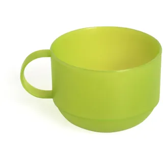 Excelsa Rainbow Tasse Jumbo 0.50 Liter, Kunststoff, Grün, 11 x 11 x 8 cm