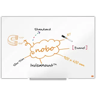 NOBO Whiteboard Impression Pro 90,0 x 60,0 cm weiß emaillierter Stahl