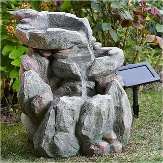 Brunnen Smart Solar Wasserfall 50,5 cm hoch