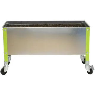 SimonRack 13 SIMONGARDEN Urban Gemüsegarten mit Rädern 1200x1200 Grün/GALVA