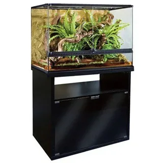 Exo Terra Terrariumschrank Großer Natürlicher Terrarienständer - Black - 91.5 x 46.5 x 70.5 cm