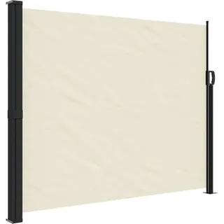 vidaXL Seitenmarkise Ausziehbar Creme 160x500 cm - Creme