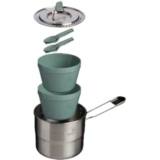 Stanley Wildfare Go Two Bowl Topf-Set 6-tlg. Edelstahltopf mit Deckel