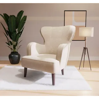 Home Affaire Sessel »SICILIA« moderner Ohrensessel, beige