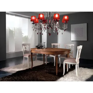 Esstisch Retro Stil 160 x 110 x 77 Cm JVmoebel - Braun