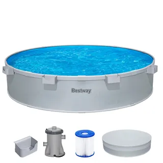 BESTWAY Tanx Stahlwandpool Set Ø 305 x 61 cm inkl. Filterpumpe