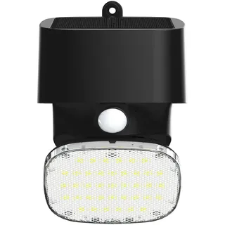 BRILOCK Solarstrahler, leistungsstarke Beleuchtung, LED, 2000 lm, weiß, mit Bewegungsmelder, Höhe 15 cm