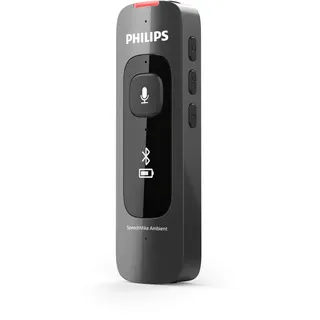 Philips SpeechMike PSM5000 Ambient Wearable KI-Assistent Diktiermikrofon, optimiert für Spracherkennung und Umgebungsaufnahmen, inklusive Dockingstation und Drahtlosadapter