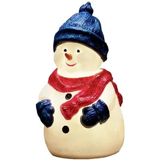 Konstsmide 4249-000 Acryl-Figur Schneemann Warmweiß LED Weiß