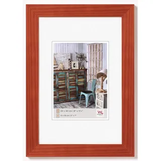 walther design Bilderrahmen orange 15 x 20 cm Grado Holzrahmen HI520O