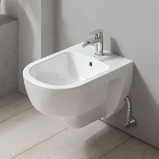 Duravit Wandbidet D-Code 37x54cm, mit Hahnloch, Überlauf, weiß