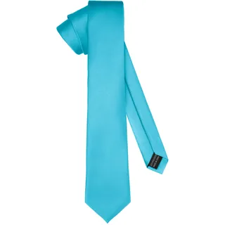 Ladeheid Klassische Herren Krawatte, matt, Perfekt für Büro & Festlichkeiten, Vielfältige Farben - Ideal für Geschäftsmeetings, Hochzeiten TMM-8 (150cm x 8cm, Türkis)