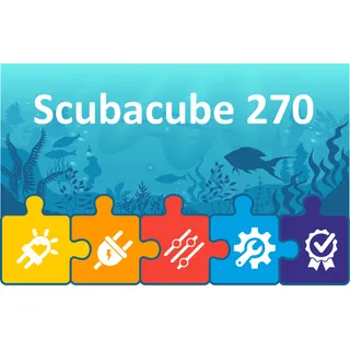 spotBEAM LED Beleuchtung für EHEIM Scubacube 270 Aquarium | Komplett-Set