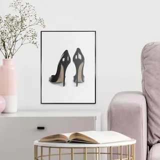 Reinders! Bild mit Rahmen »Catwalk Heels«, schwarz