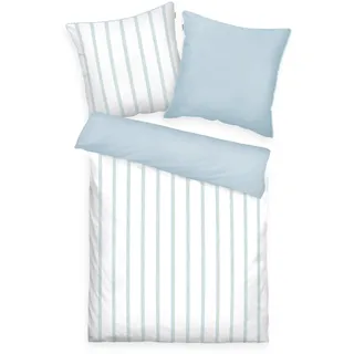 TOM TAILOR HOME Wendebettwäsche »MIG, Baumwoll-Renforcé« 2 Stk. tlg., blau